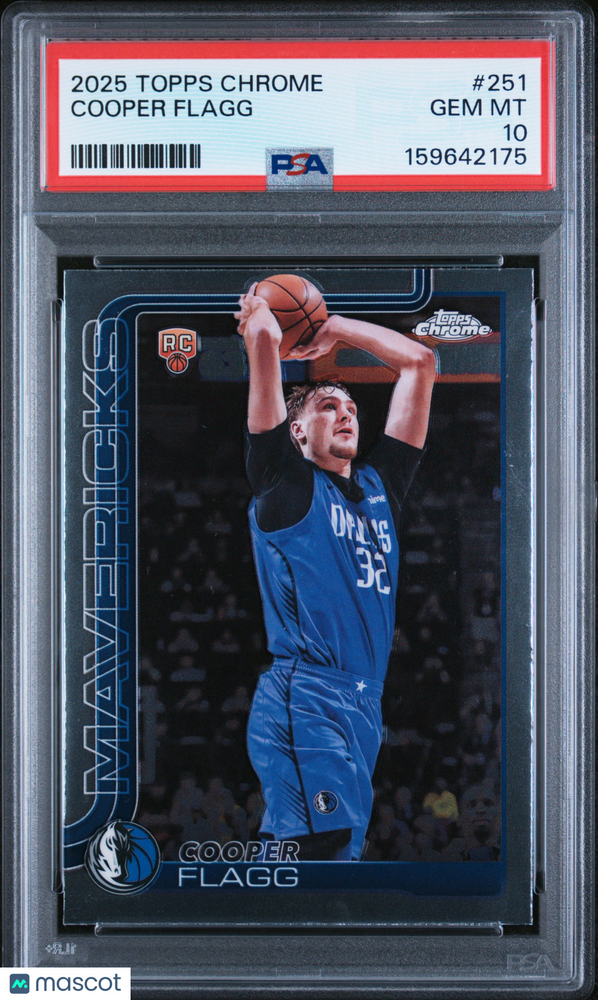 2025 Topps Chrome Cooper Flagg #251 PSA 10