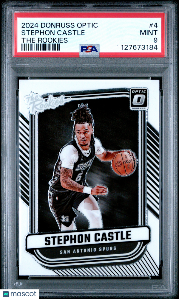 2024 Panini Donruss Optic The Rookies Stephon Castle #4 PSA 9