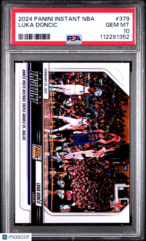2024 Panini Instant NBA Luka Doncic #379 PSA 10