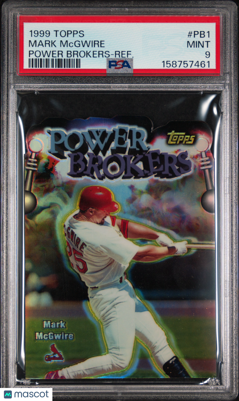 Ri Energy Electricity Rates 1999 Topps Power Brokers Mark Mcgwire #PB1 Refractor PSA 9 - Rizo Sports