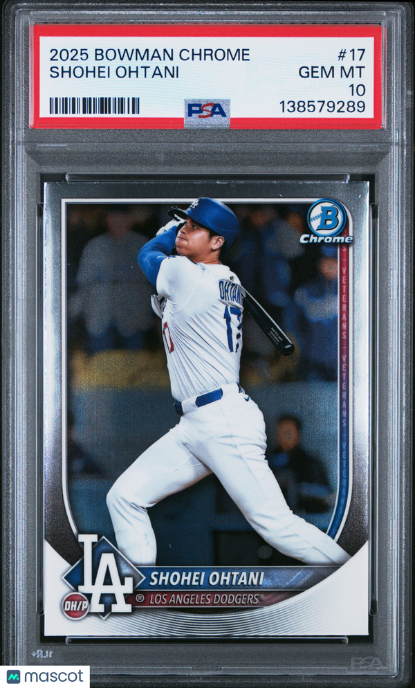 2025 Bowman Chrome Shohei Ohtani #17 PSA 10