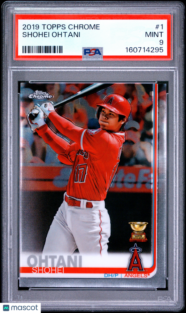 2019 Topps Chrome Shohei Ohtani #1 PSA 9