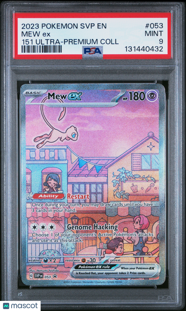 2023 Pokemon SVP EN-SV Black Star Promo Mew EX #053 151 Ultra-Premium Coll PSA 9
