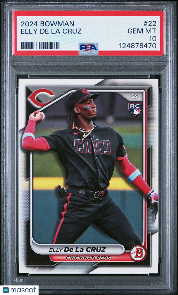 2024 Bowman Elly De La Cruz #22 PSA 10