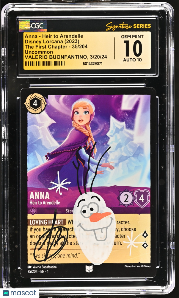 2023 Disney Lorcana The First Chapter Anna #35/204 CGC 10