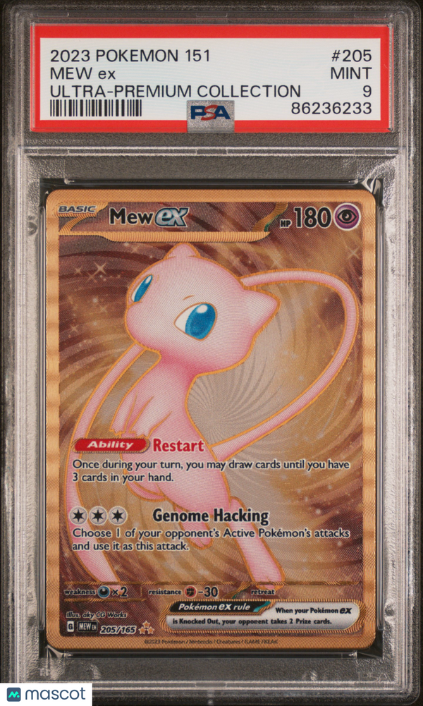 2023 Pokemon 151 Ultra-Premium Collection Mew EX #205 PSA 9