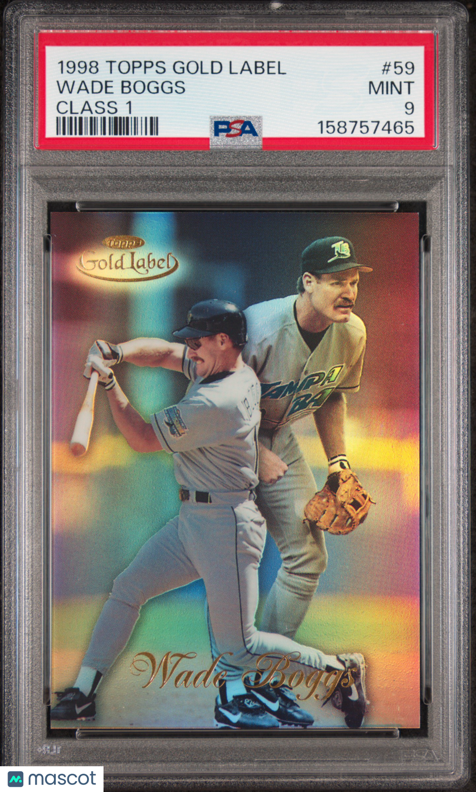 1998 Topps Gold Label Class 1 Wade Boggs #59 PSA 9 - Rizo Sports