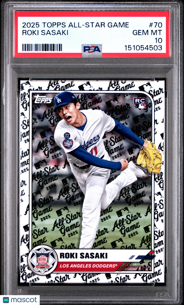 2025 Topps All-Star Game Roki Sasaki #70 PSA 10