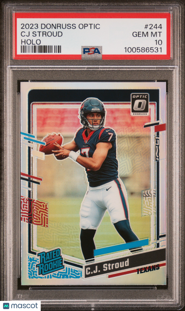 2023 Panini Donruss Optic CJ Stroud #244 Holo PSA 10