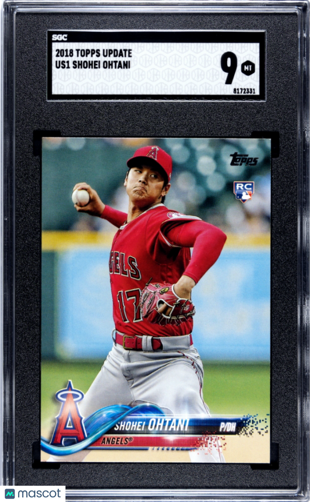 2018 Topps Update Shohei Ohtani #US1 SGC 9