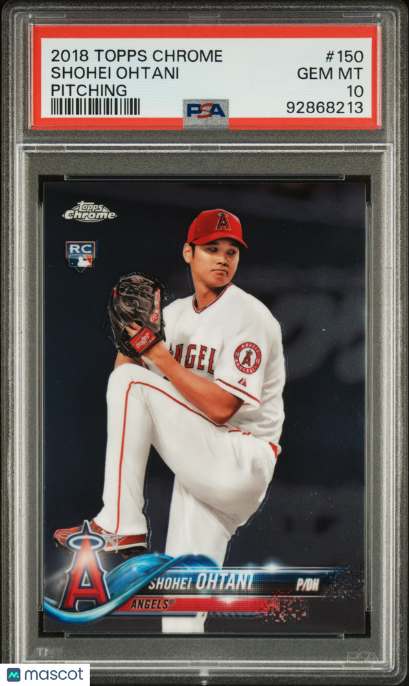 2018 Topps Chrome Shohei Ohtani #150 PSA 10