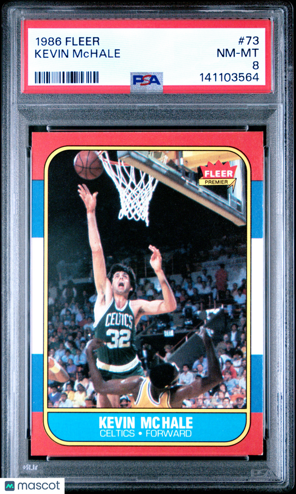 1986 Fleer Kevin Mchale #73 PSA 8