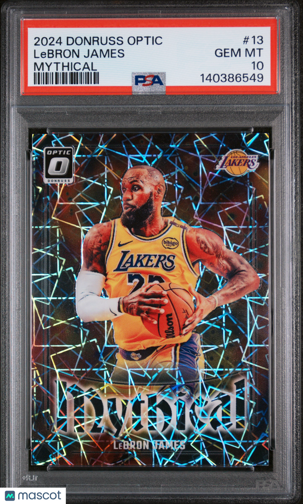 2024 Panini Donruss Optic Mythical LeBron James #13 PSA 10