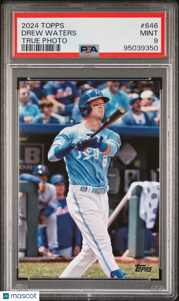 2024 Topps Drew Waters #646 True Photo PSA 9