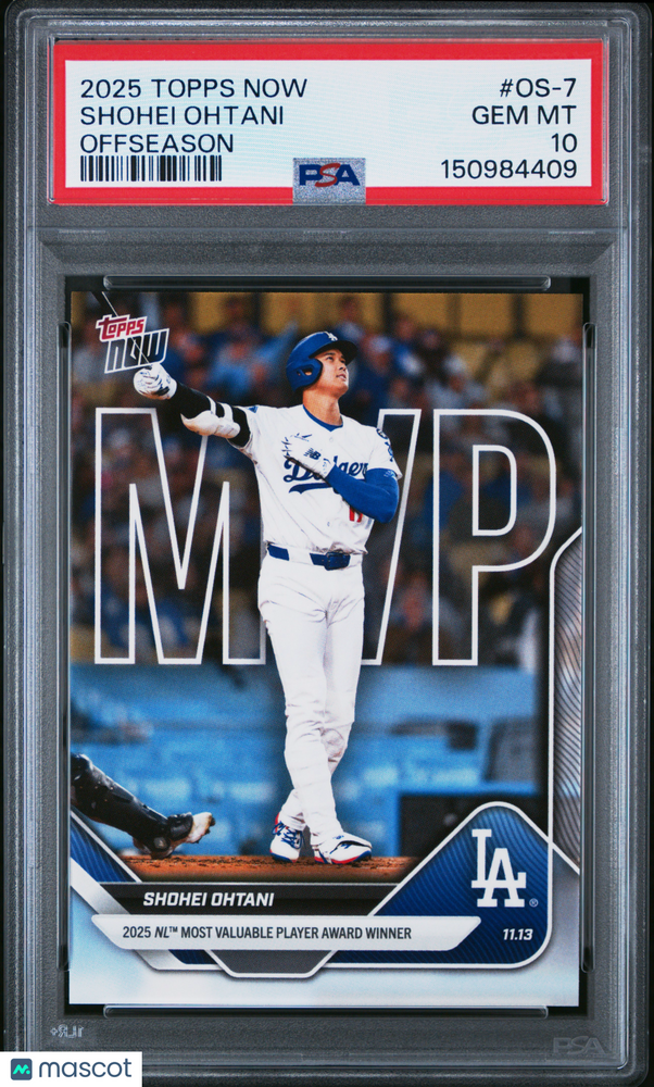 2025 Topps Now Offseason Shohei Ohtani #OS-7 PSA 10