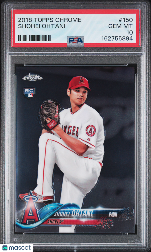 2018 Topps Chrome Shohei Ohtani #150 PSA 10