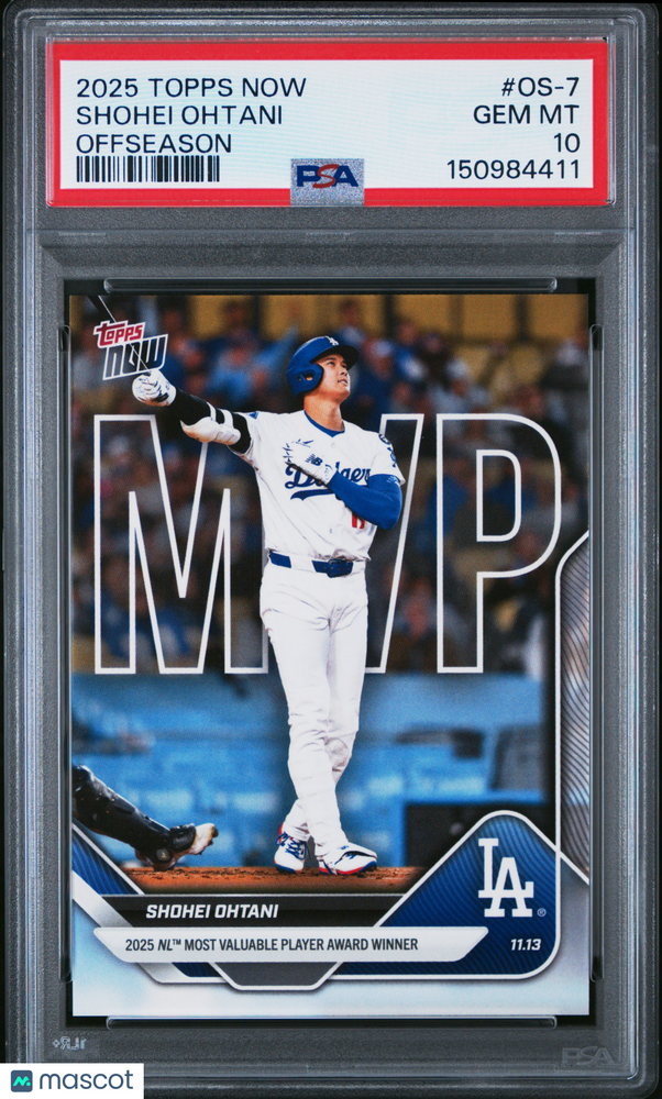 2025 Topps Now Offseason Shohei Ohtani #OS-7 PSA 10*
