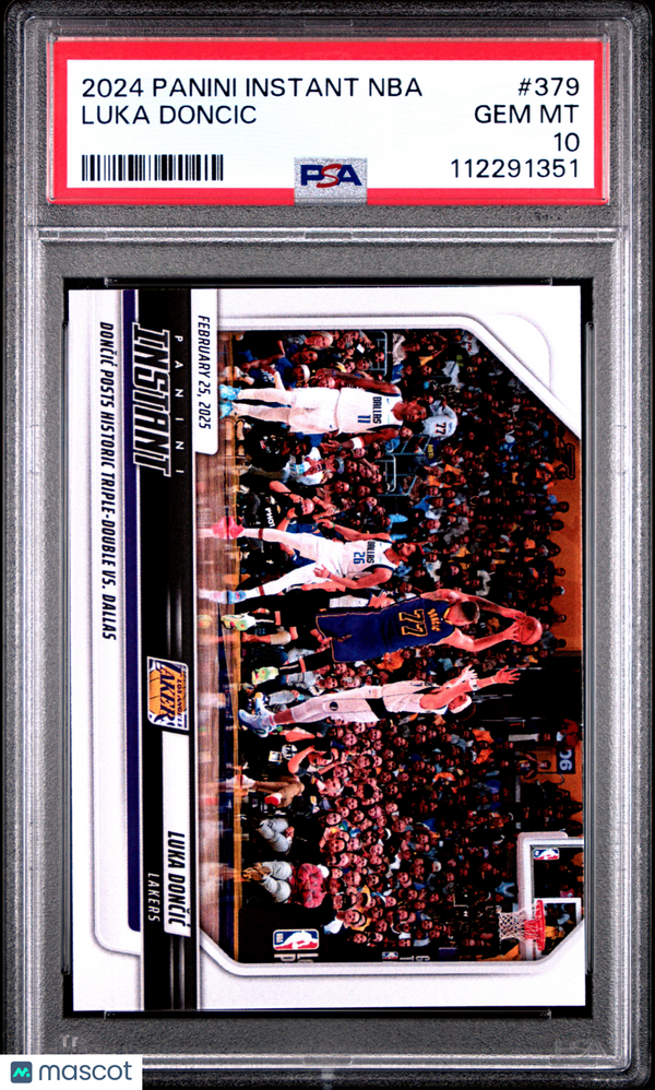 2024 Panini Instant NBA Luka Doncic #379 PSA 10