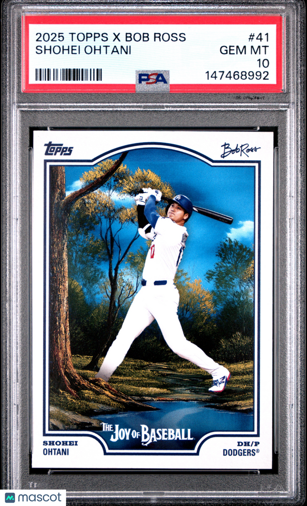 2025 Topps X Bob Ross The Joy Of Baseball Shohei Ohtani #41 PSA 10