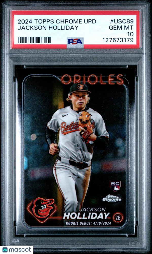 2024 Topps Chrome Update Jackson Holliday #USC89 PSA 10