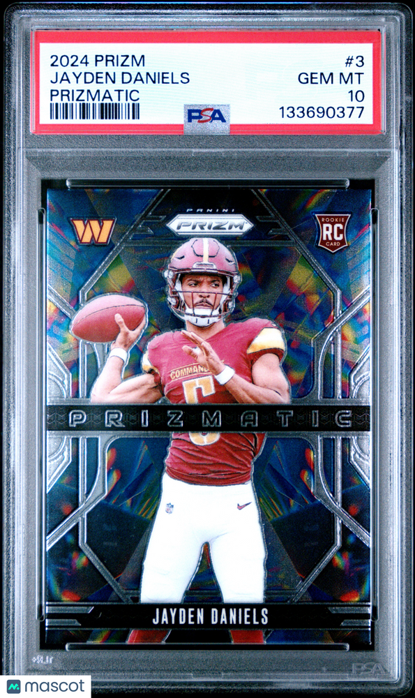 2024 Panini Prizm Prizmatic Jayden Daniels #3 PSA 10