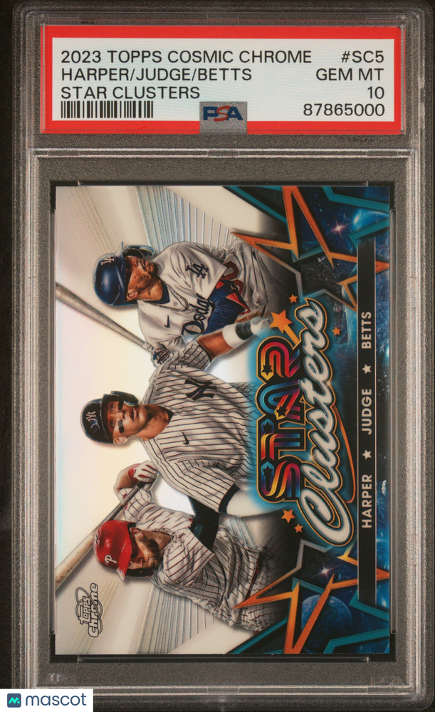 2023 Topps Cosmic Chrome Star Clusters Harper Betts Judge #SC5 PSA 10