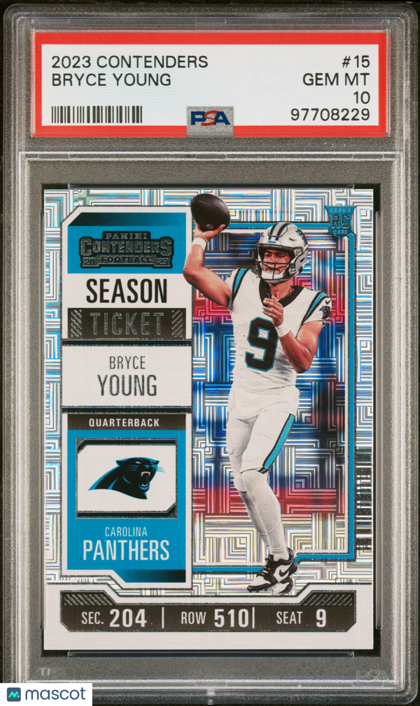 2023 Panini Contenders Bryce Young #15 PSA 10
