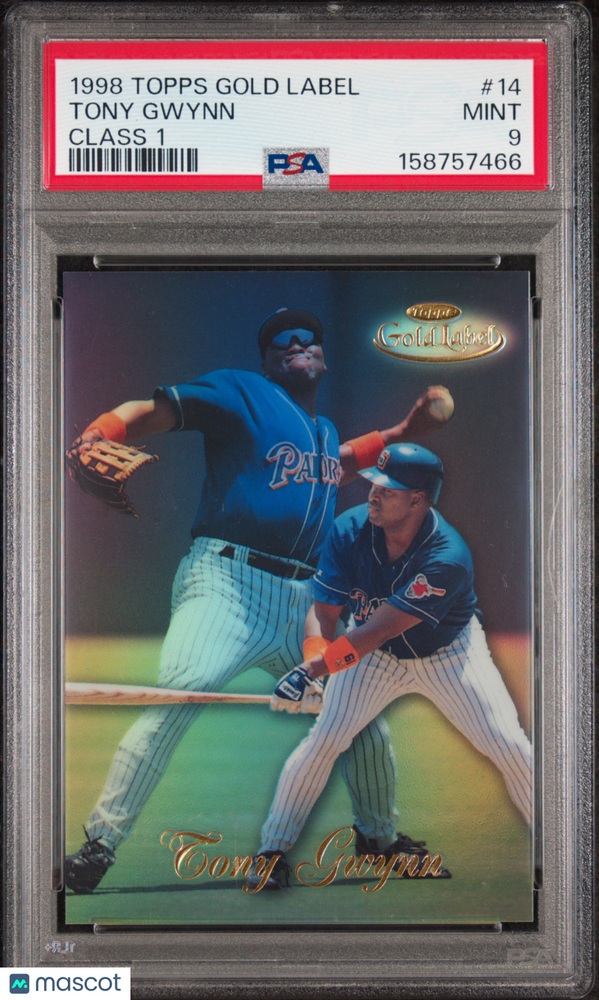 1998 Topps Gold Label Class 1 Tony Gwynn #14 PSA 9