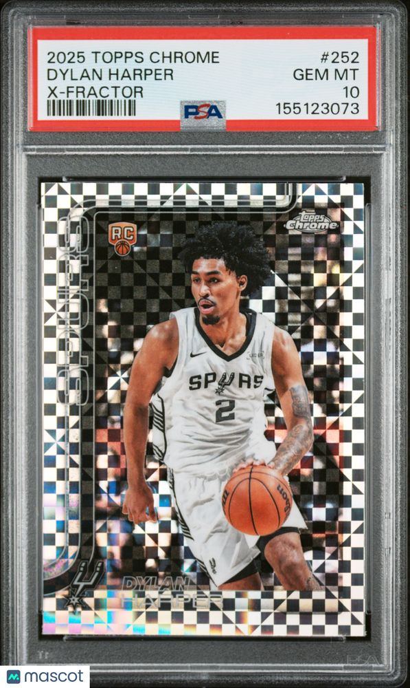 2025 Topps Chrome Dylan Harper #252 X Fractor PSA 10