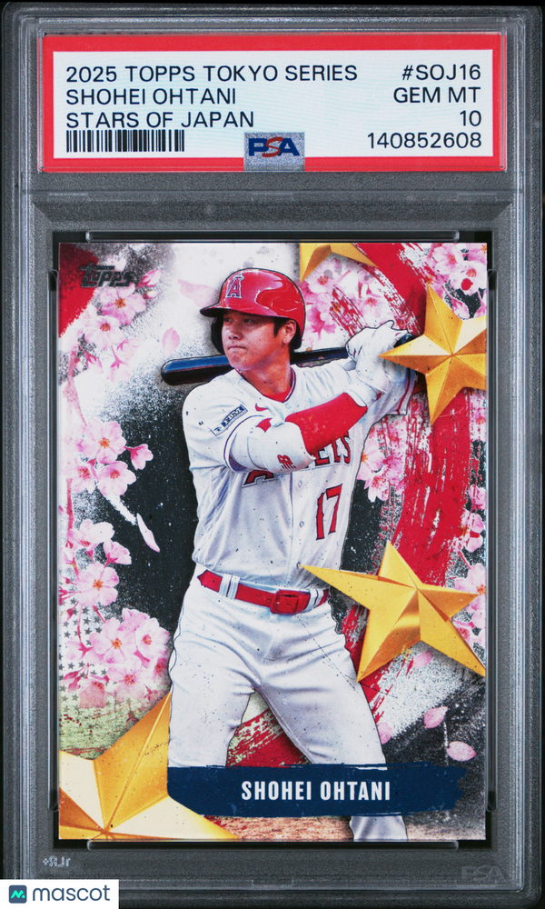 2025 Topps Tokyo Series Stars Of Japan Shohei Ohtani #SOJ16 PSA 10