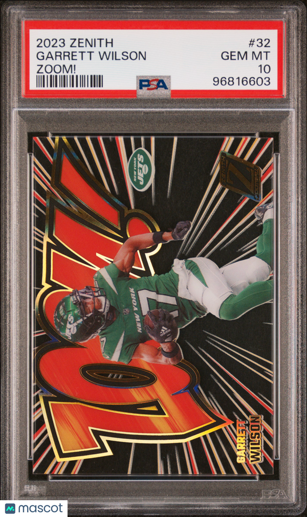2023 Panini Zenith Zoom! Garrett Wilson #32 Zoom PSA 10