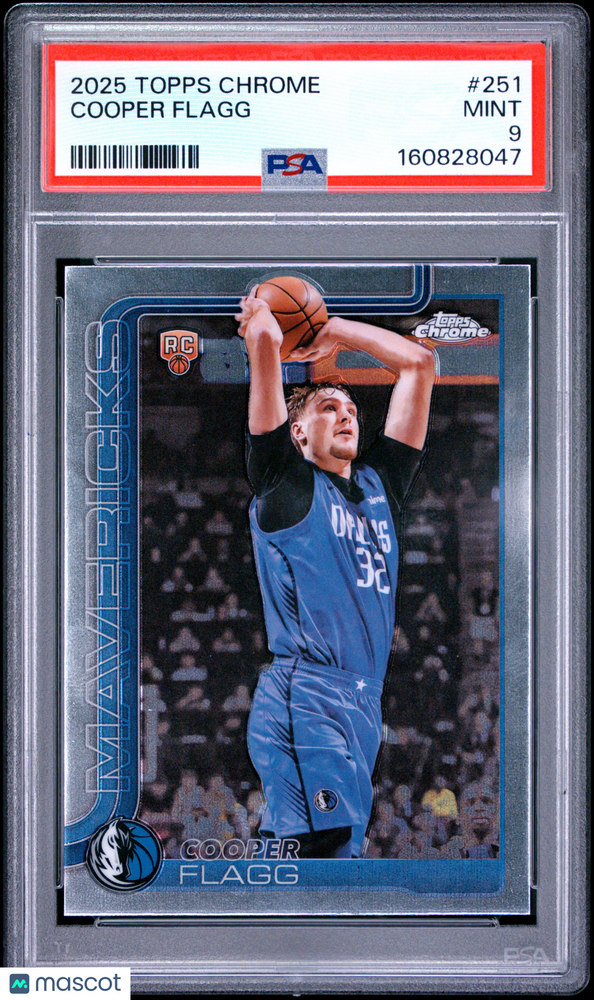 2025 Topps Chrome Cooper Flagg #251 PSA 9