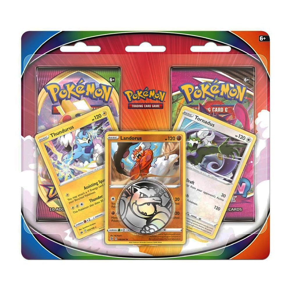 Pokémon Fusion Strike 2 Pack: Blister  Tornadus Thundurus & Landorus Promo
