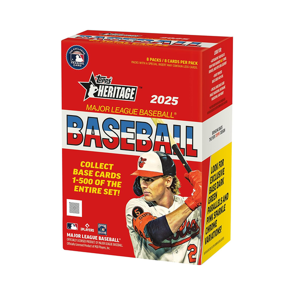 2025 Topps Heritage Baseball 8-Pack Blaster Box