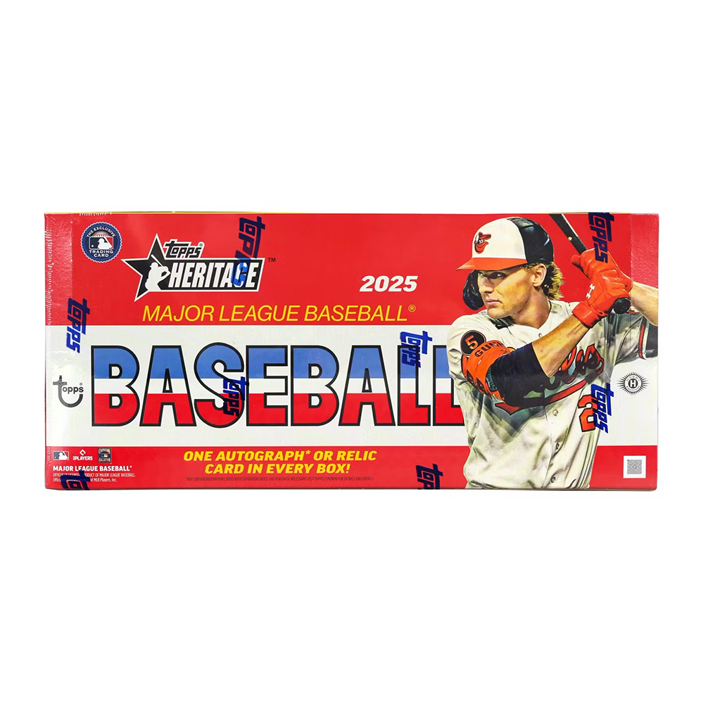 2025 Topps Heritage Baseball Hobby Box