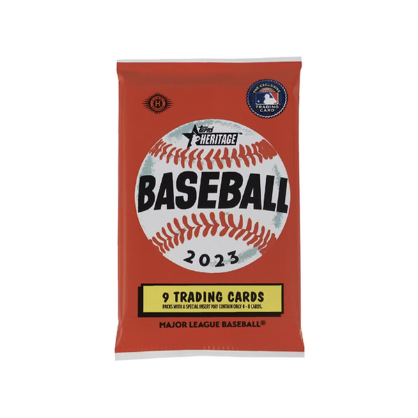 2023 Topps Heritage Baseball Hobby Pack