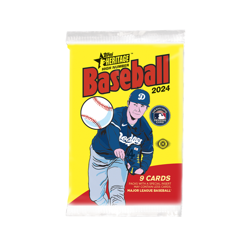 2024 Topps Heritage High Number Baseball Hobby Pack