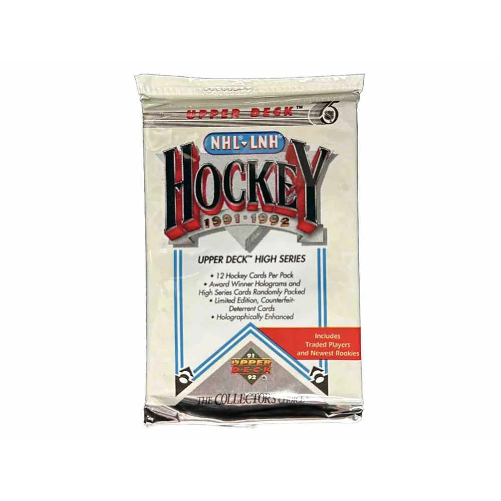 1991-92 Upper Deck High Series NHL Hockey Card Pack