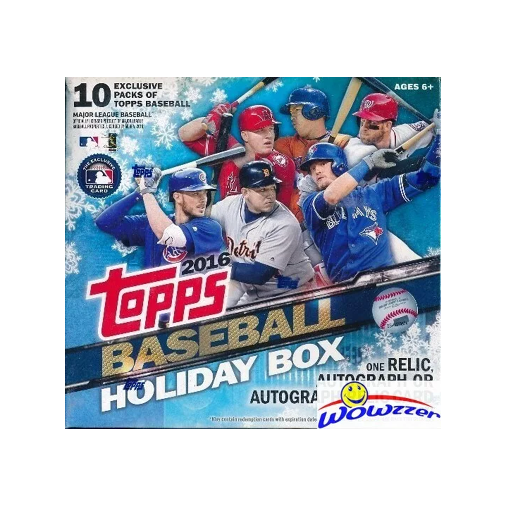 2016 Topps Baseball Holiday Mega Box (Snowflake Parallels!)