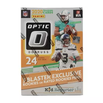 2020 Panini Donruss Optic Football 6-Pack Blaster Box (Pink Parallels)