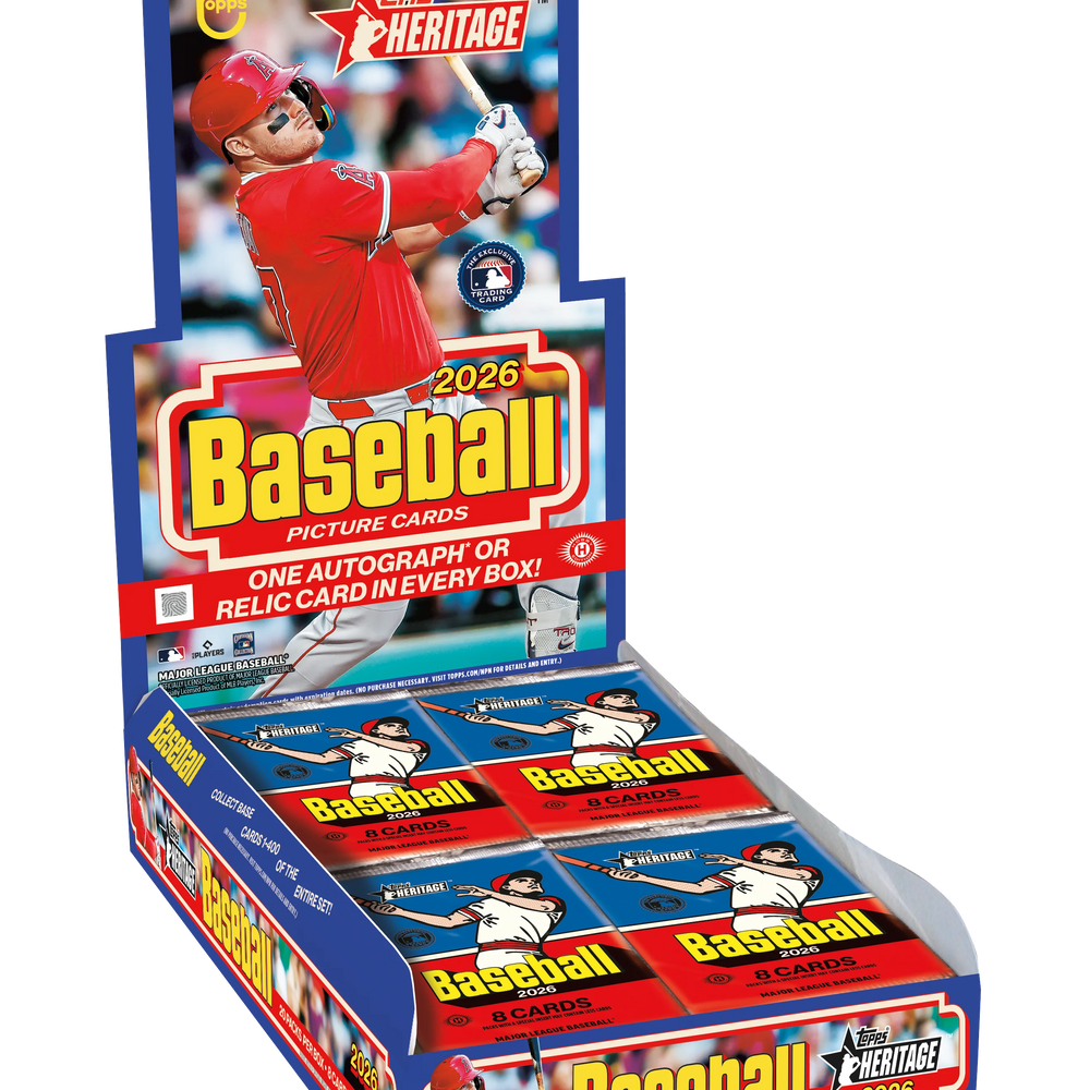 2026 Topps Heritage Baseball - Hobby Box