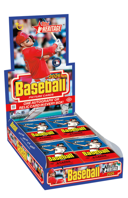 2026 Topps Heritage Baseball - Hobby Box