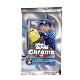 2025 Topps Chrome Baseball Hobby Jumbo Pack