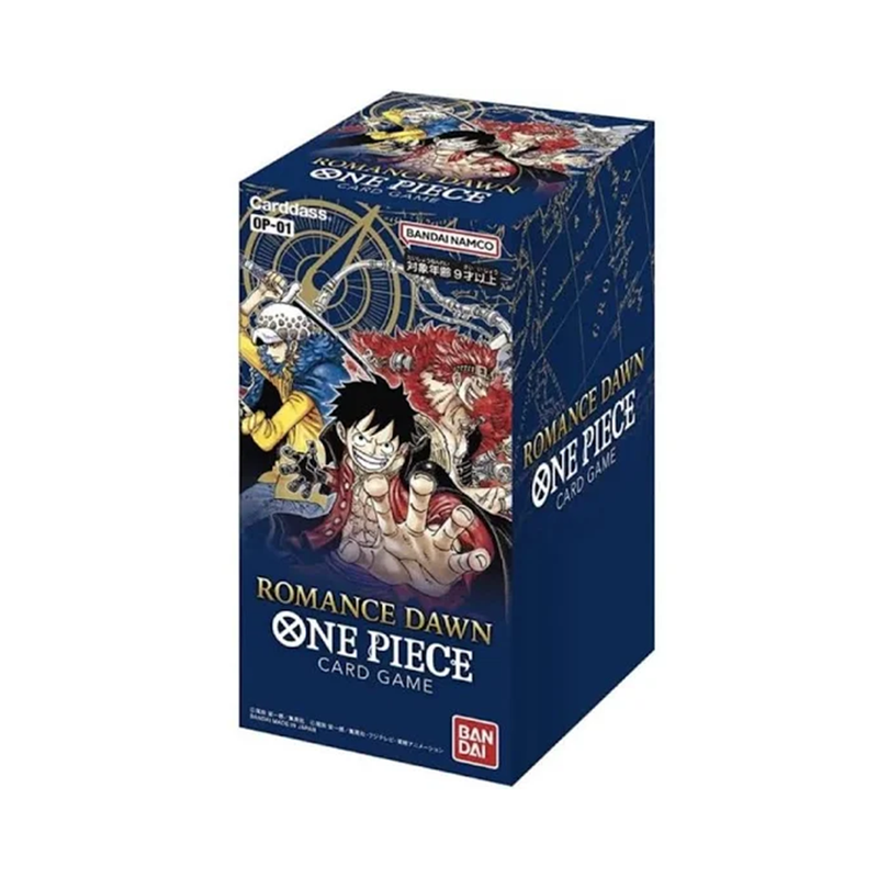 Bandai One Piece Japanese Booster Box Romance Dawn (OP01) - Rizo Sports Bandai One Piece Japanese Booster Box Romance Dawn (OP01) - Rizo Sports