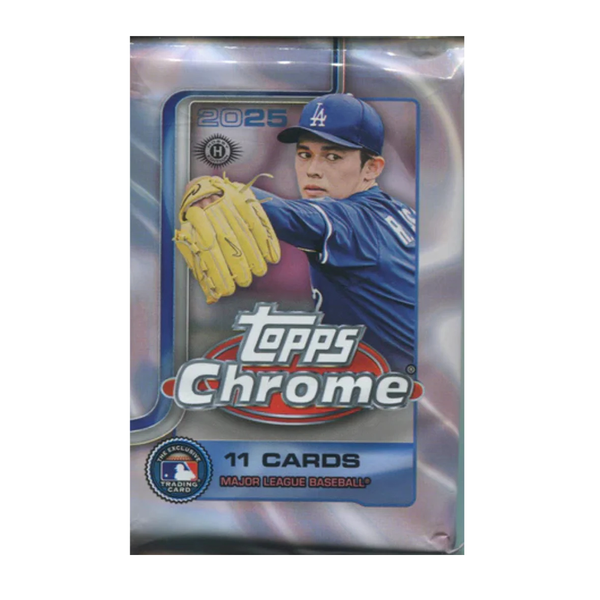 2025 Topps Chrome Baseball Hobby Jumbo Pack