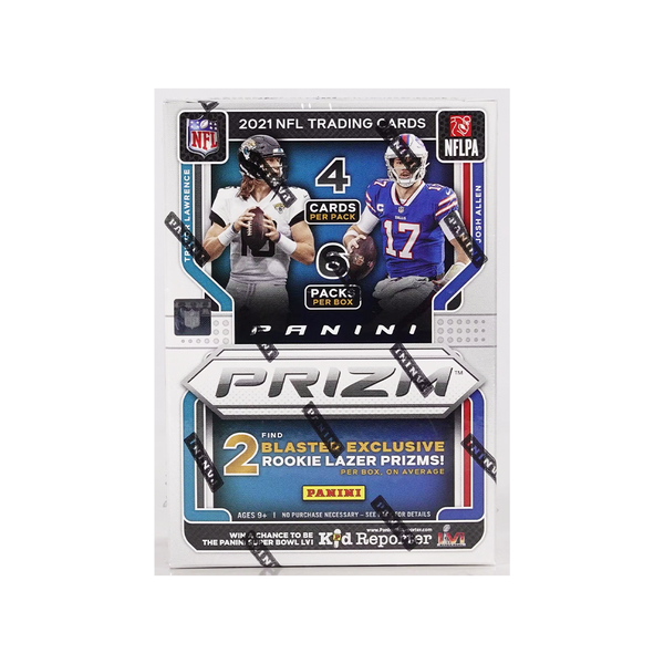 2021 Panini Prizm Football 6-Pack Blaster Box (Lazer Prizms!)