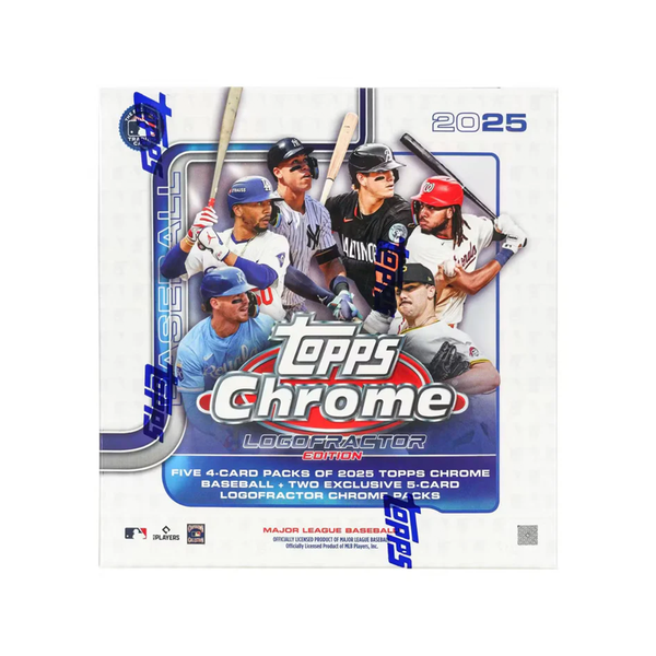 2025 Topps Chrome Logo Fractor Edition Baseball Mega Box