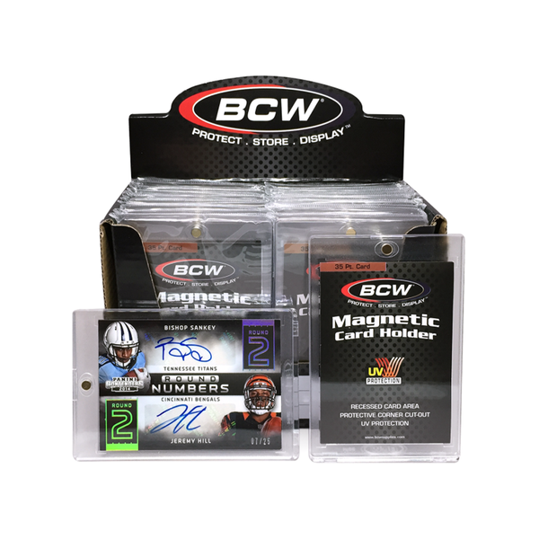 BCW 35 Point Magnetic Card Holder Display (20 Count)