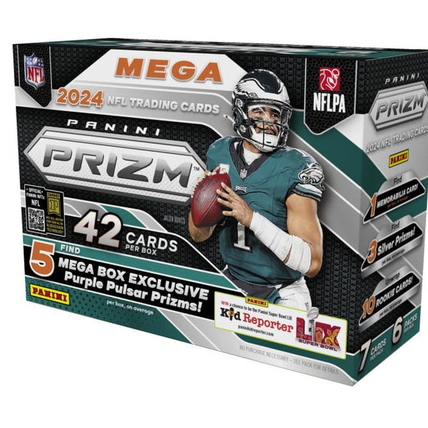 2024 Panini Prizm Football Mega Box (Pink Pulsar)
