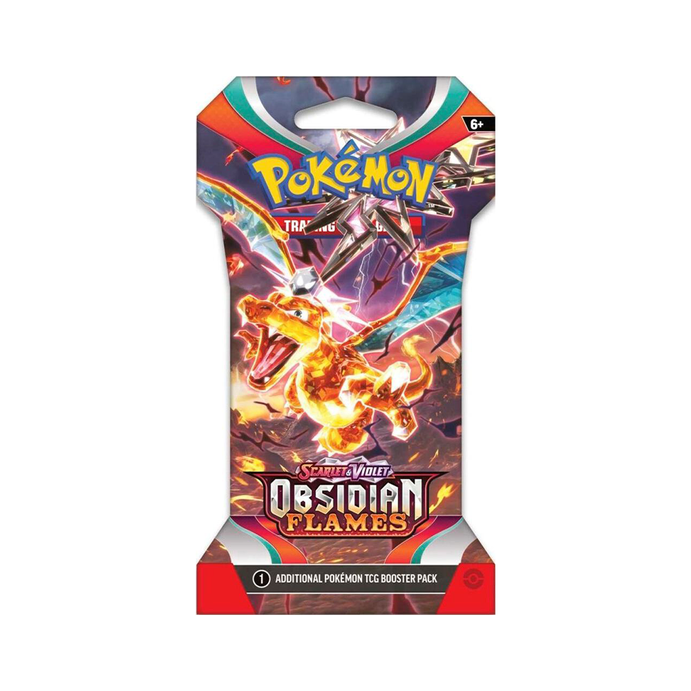 Pokemon Scarlet and Violet Obsidian Flames Sleeved Booster Pack